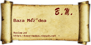 Baza Médea névjegykártya